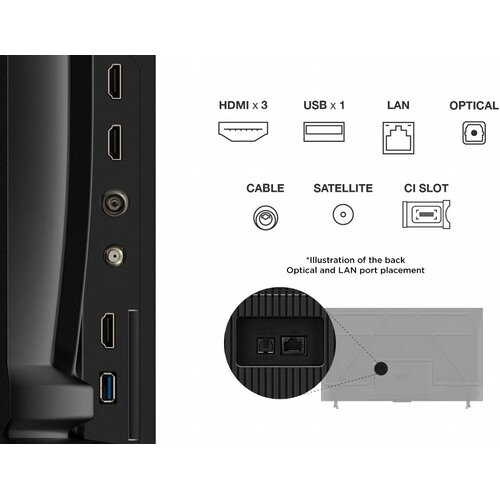 TCL 55V6C | 55" 4K Ultra HD DLED Smart TV | Google TV | Dolby Vision | 60Hz (2025)