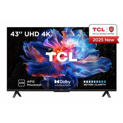 43V6C | 43" 4K Ultra HD DLED Smart TV | Google TV | Dolby Vision | 60Hz | HDMI 2.1