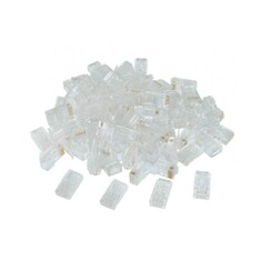 kabel-connector | RJ-45 | Transparant | LC-8P8C-002/50