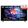 TCL 55V6C | 55" 4K Ultra HD DLED Smart TV | Google TV | Dolby Vision | 60Hz (2025) (refurbished)
