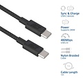 ACT AC3086 | USB 2.0 Kabel | USB-C naar USB-C | 240W | 480Mbps | Zwart | 1 Meter