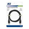ACT AC3087 | USB 2.0 Kabel | USB-C naar USB-C | 240W | 480Mbps | Zwart | 2 Meter