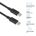 ACT AC3087 | USB 2.0 Kabel | USB-C naar USB-C | 240W | 480Mbps | Zwart | 2 Meter