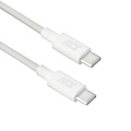 ACT AC3080 | USB 2.0 Kabel | USB-C naar USB-C | 60W | 480Mbps | Wit | 1 Meter