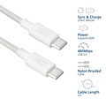 ACT AC3080 | USB 2.0 Kabel | USB-C naar USB-C | 60W | 480Mbps | Wit | 1 Meter