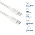 ACT AC3081 | USB 2.0 Kabel | USB-C naar USB-C | 60W | 480Mbps | Wit | 2 Meter