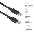 ACT AC3082 | USB 2.0 Kabel | USB-C naar USB-C | 60W | 480Mbps | Zwart | 1 Meter
