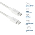 ACT AC3085 | USB 2.0 Kabel | USB-C naar USB-C | 240W | 480Mbps | Wit | 2 Meter