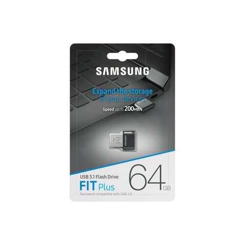 Samsung MUF-64AB | 64GB USB-A 3.2 Flash Drive | tot 300 MB/s lezen | Grijs