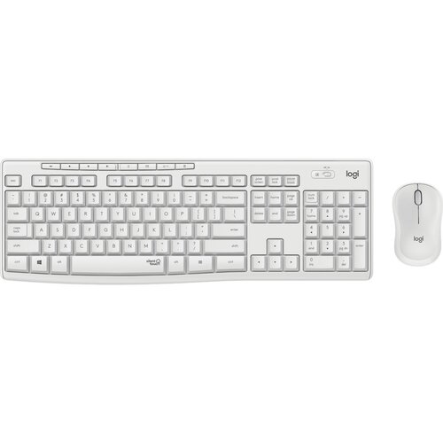 Logitech QWERTZ |  MK295 Wit | Draadloze Muis en Toetsenbordcombo | QWERTZ | RENEWED (refurbished)