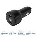 ACT AC2210 | 2 Poorts USB-C Autolader 95W | Power Delivery PPS & Quick Charge 5 | GaNFast