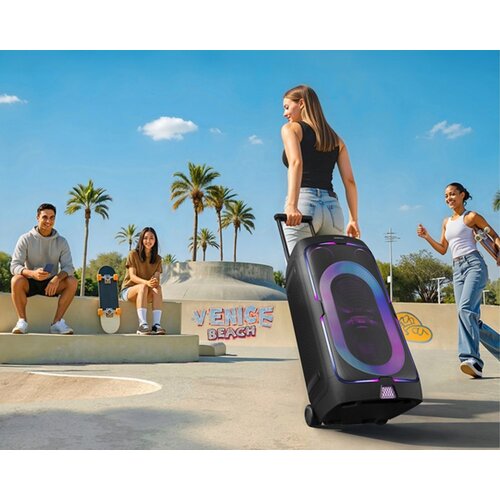 Samsung Sound Tower MX ST50F/XN | Bluetooth Party Speaker | 240W | Tot 18 Uur Accuduur | IPX4 Spatwaterbestendig | Karaoke & Party Lights+