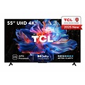 TCL 55V6C | 55" 4K Ultra HD DLED Smart TV | Google TV | Dolby Vision | 60Hz (2025) | OPEN BOX (refurbished)