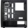 Inter-Tech Thunder Blue Light | Midi Tower Case | Zwart | RENEWED (refurbished)