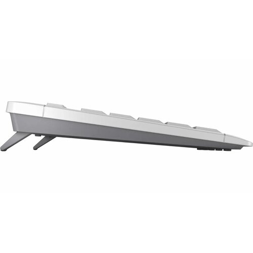 Cherry Stream Desktop Recharge | Draadloos Toetsenbord en Muis | Grijs | USB Receiver