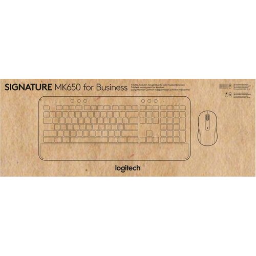 Logitech Signature MK650 Combo for Business | Draadloos Toetsenbord en Muis | Bluetooth & Logi Bolt | QWERTY