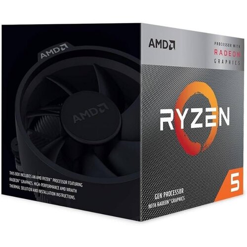 AMD Ryzen 5 3400G | 4 Core | 3,7 (4,2GHz Turbo) | AM4 | Processor | CPU