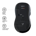 Logitech M510 | Draadloze Muis | Links- en Rechtshandig | RF | 1000 DPI | Zwart | Returned (refurbished)