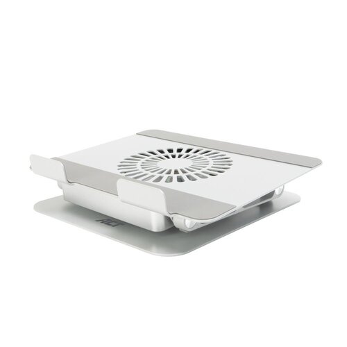 ACT AC8106 | 360° Draaibare Laptopstandaard | Met Ventilator | Traploos Verstelbaar
