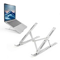ACT AC8121 | Inklapbare Laptopstandaard tot 15,6" | 7 Verstelbare Standen | Metaal | Inclusief Reistas