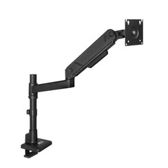 AC8329 | Monitorarm tot 45" en 16kg | Gasveer | VESA 75x75 / 100x100 | Bureauklem en Doorvoermontage