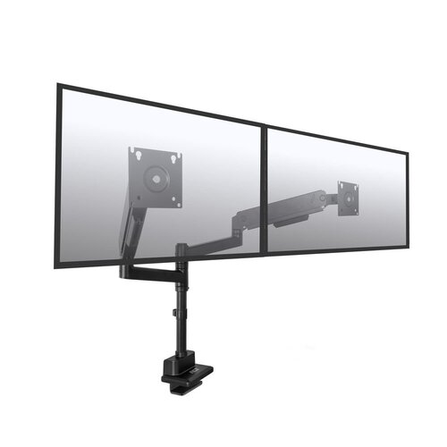 ACT AC8330 | Monitorarm voor 2 Monitoren tot 34" | 16kg per Scherm | Gasveer | VESA 75x75 / 100x100