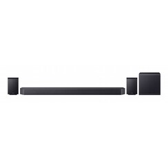 HW-Q990H Q-Series | 11.1.4-kanaals Dolby Atmos Soundbar | Draadloze Subwoofer & Rear Speakers | Zwart
