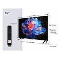 TCL 50P6K | 50" 4K UHD LED TV | HDR10 | Google TV