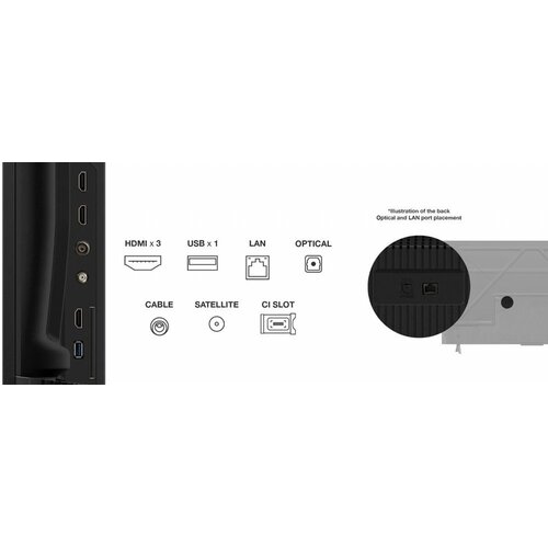 TCL 50P6K | 50" 4K UHD LED TV | HDR10 | Google TV