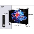 TCL 50P6K | 50" 4K UHD LED TV | HDR10 | Google TV