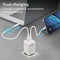 ACT AC2175 | 100W USB-C-lader | 2× USB-C | Power Delivery 3.2 | PPS & AVS | GaNFast