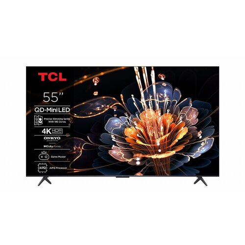 TCL 55C69KS 55" | 4K QD-Mini LED Smart TV | Google TV | Dolby Vision | Metallic