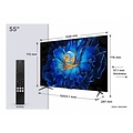 TCL 55C69KS 55" | 4K QD-Mini LED Smart TV | Google TV | Dolby Vision | Metallic
