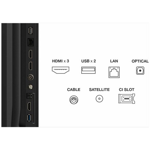 TCL 85T69C 85" | 4K QLED Smart TV | Google TV | Dolby Vision | Zwart
