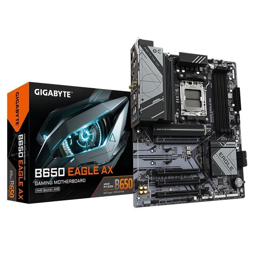 MSI GIGABYTE B650 EAGLE AX | AMD B650 | Socket AM5 | 4x DDR5 | Wi-Fi 6E | ATX Moederbord