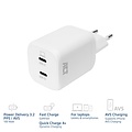 ACT AC2175 | 100W USB-C-lader | 2× USB-C | Power Delivery 3.2 | PPS & AVS | GaNFast