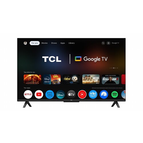 TCL 55P6K 55" | 4K UHD Smart TV | Google TV | HDR10 | Zwart