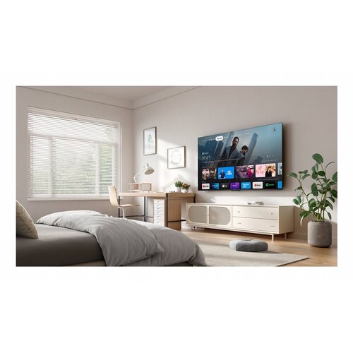 TCL 43P69K 43" | 4K UHD Smart TV | Google TV | Dolby Vision | Zwart