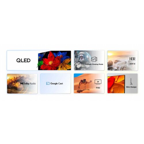 TCL 43S51K 43" | Full HD QLED Smart TV | Google TV | HDR10 | Zwart