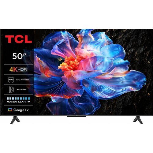 TCL 50P61K 50" | 4K UHD Smart TV | Google TV | HDR | Zwart
