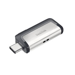 SanDisk Ultra Dual Drive USB Type-C | 128GB USB Flash Drive | USB Type-A / USB Type-C 3.2 Gen 1 (3.1 Gen 1) | tot 150 MB/s lezen | Zwart, Zilver
