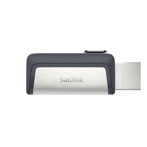 Sandisk SanDisk Ultra Dual Drive USB Type-C | 128GB USB Flash Drive | USB Type-A / USB Type-C 3.2 Gen 1 (3.1 Gen 1) | tot 150 MB/s lezen | Zwart, Zilver