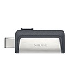 Sandisk SanDisk Ultra Dual Drive USB Type-C | 128GB USB Flash Drive | USB Type-A / USB Type-C 3.2 Gen 1 (3.1 Gen 1) | tot 150 MB/s lezen | Zwart, Zilver