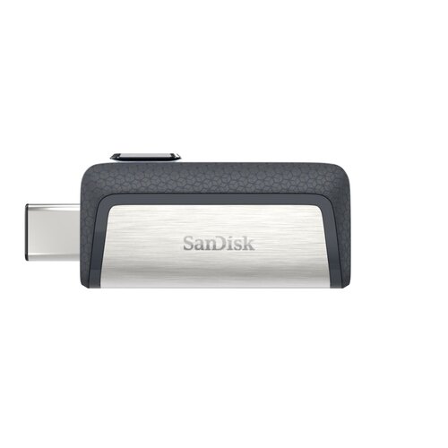Sandisk SanDisk Ultra Dual Drive USB Type-C | 128GB USB Flash Drive | USB Type-A / USB Type-C 3.2 Gen 1 (3.1 Gen 1) | tot 150 MB/s lezen | Zwart, Zilver