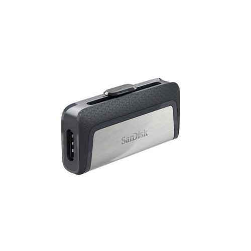 Sandisk SanDisk Ultra Dual Drive USB Type-C | 128GB USB Flash Drive | USB Type-A / USB Type-C 3.2 Gen 1 (3.1 Gen 1) | tot 150 MB/s lezen | Zwart, Zilver