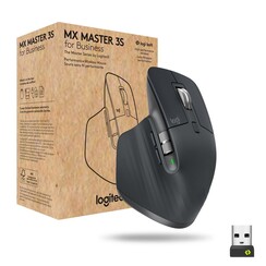 MX Master 3s for Business | Draadloze Muis | RF-Draadloos + Bluetooth | 8000 DPI | Grafiet
