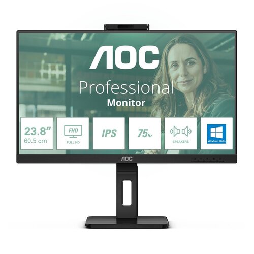 AOC 24P3CW | 23.8" Full HD IPS | 100Hz | 4ms | USB-C 65W | 5MP Webcam