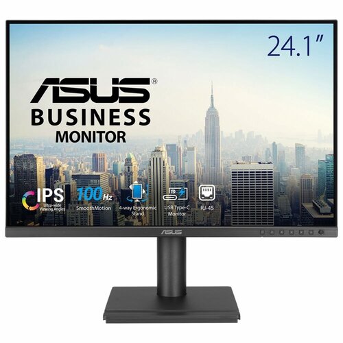 Asus ASUS BE248CFN | 24,1" WUXGA IPS | 100Hz | USB-C 96W | RJ45 | Verstelbaar | Zwart