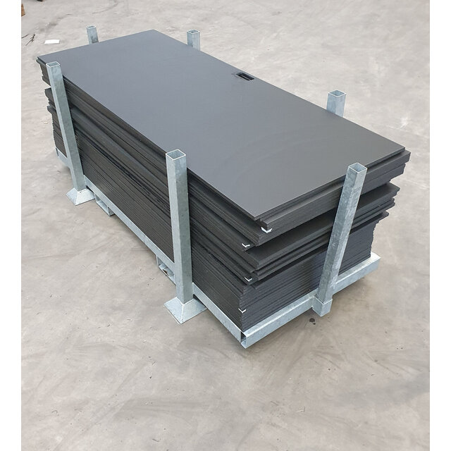 Stapelbok voor rijplaten 200x80cm Stapelbok voor rijplaten 200x80cm