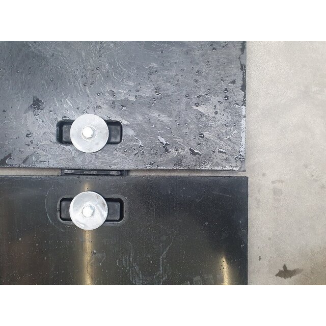 Koppelstuk kunststof rijplaten